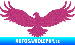 Samolepka Orel 006 levá Ultra Metalic růžová