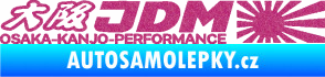 Samolepka Osaka Kanjo performance JDM Ultra Metalic růžová