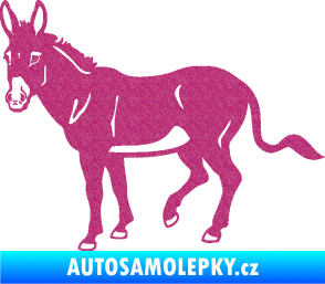 Samolepka Osel 003 levá Ultra Metalic růžová