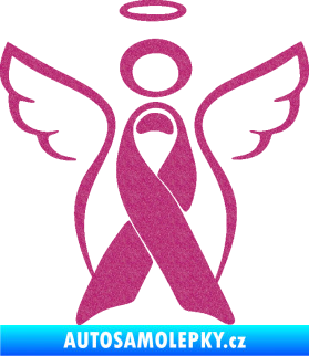 Samolepka Památeční andělíček memory Ultra Metalic růžová