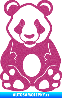 Samolepka Panda 006  Ultra Metalic růžová