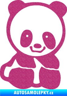 Samolepka Panda 009 pravá baby Ultra Metalic růžová