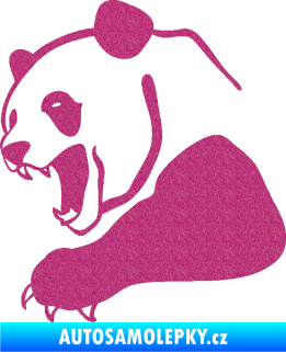 Samolepka Panda 010 levá Ultra Metalic růžová