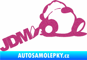 Samolepka Panda JDM sleep  Ultra Metalic růžová