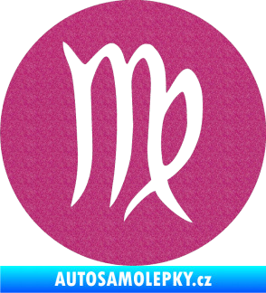Samolepka Panna 001 - horoskop Ultra Metalic růžová