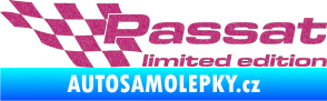 Samolepka Passat limited edition levá Ultra Metalic růžová