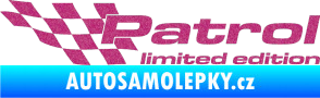 Samolepka Patrol limited edition levá Ultra Metalic růžová