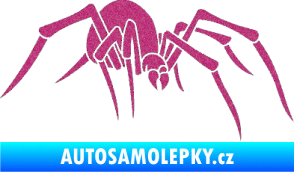 Samolepka Pavouk 002 - pravá Ultra Metalic růžová