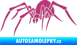 Samolepka Pavouk 002  levá Ultra Metalic růžová
