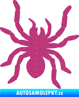 Samolepka Pavouk 014 pravá Ultra Metalic růžová