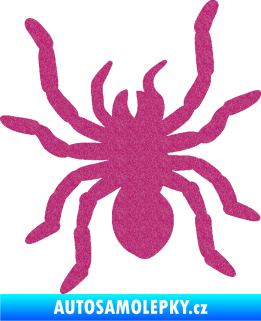 Samolepka Pavouk 014 levá Ultra Metalic růžová