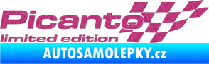 Samolepka Picanto limited edition pravá Ultra Metalic růžová