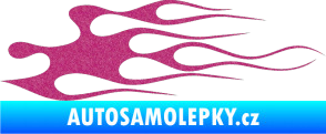 Samolepka Plameny 016 Ultra Metalic růžová