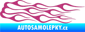 Samolepka Plameny 027 Ultra Metalic růžová