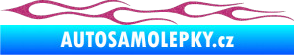 Samolepka Plameny 034 Ultra Metalic růžová