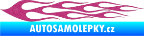 Samolepka Plameny 061 Ultra Metalic růžová