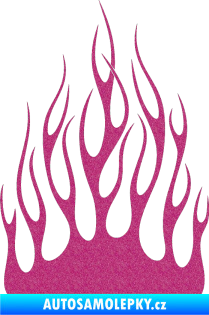 Samolepka Plameny 079 Ultra Metalic růžová
