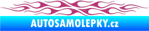 Samolepka Plameny 085 Ultra Metalic růžová