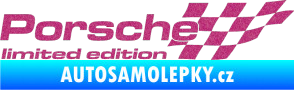 Samolepka Porsche limited edition pravá Ultra Metalic růžová