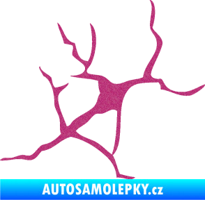 Samolepka Prasklina 004 Ultra Metalic růžová