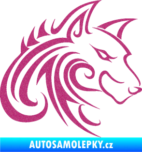 Samolepka Predator tattoo 001 pravá Ultra Metalic růžová