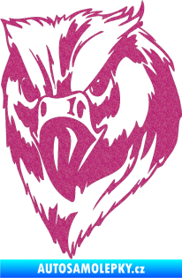Samolepka Predators 002 levá Ultra Metalic růžová