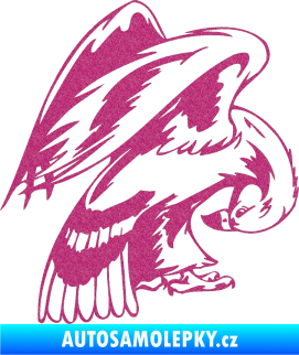 Samolepka Predators 017 pravá Ultra Metalic růžová
