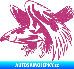 Samolepka Predators 034 levá Ultra Metalic růžová