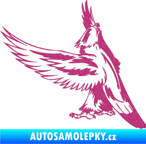 Samolepka Predators 054 levá orel Ultra Metalic růžová