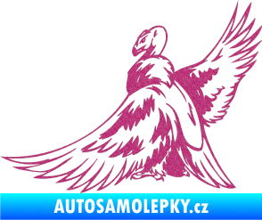 Samolepka Predators 071 levá sup Ultra Metalic růžová