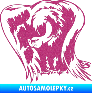 Samolepka Predators 083 levá sup Ultra Metalic růžová