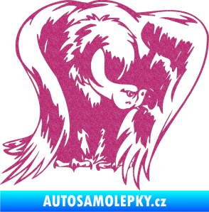 Samolepka Predators 083 pravá sup Ultra Metalic růžová