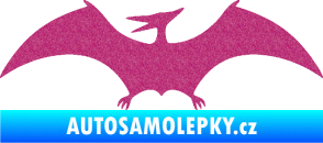 Samolepka Pterodactylus 001 levá Ultra Metalic růžová