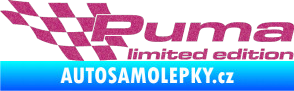Samolepka Puma limited edition levá Ultra Metalic růžová