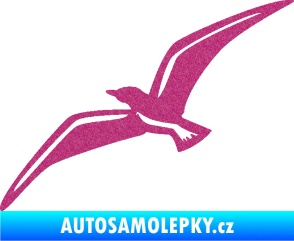 Samolepka Racek 001 levá Ultra Metalic růžová