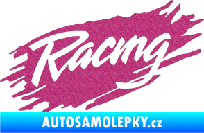 Samolepka Racing 002 Ultra Metalic růžová