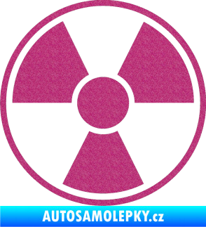 Samolepka Radioactive 003 Ultra Metalic růžová