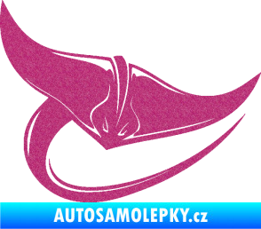 Samolepka Rejnok 001 pravá Ultra Metalic růžová