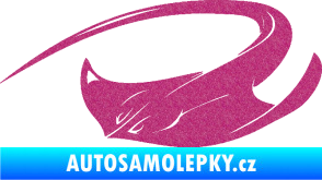 Samolepka Rejnok 002 levá Ultra Metalic růžová