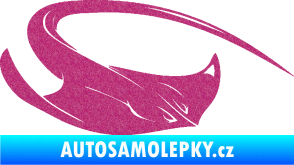 Samolepka Rejnok 002 pravá Ultra Metalic růžová