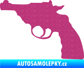 Samolepka Revolver 001 levá Ultra Metalic růžová