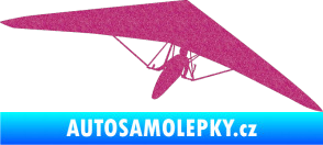 Samolepka Rogalo 001 pravá Ultra Metalic růžová