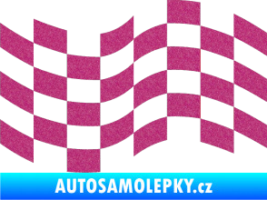 Samolepka Šachovnice 022 Ultra Metalic růžová