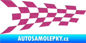 Samolepka Šachovnice 024 Ultra Metalic růžová