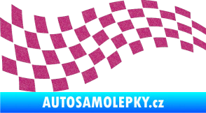 Samolepka Šachovnice 025 Ultra Metalic růžová
