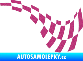 Samolepka Šachovnice 035 Ultra Metalic růžová