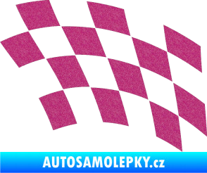 Samolepka Šachovnice 038 Ultra Metalic růžová