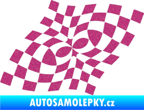 Samolepka Šachovnice 043 Ultra Metalic růžová