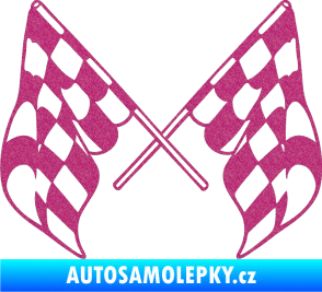 Samolepka Šachovnice 070 Ultra Metalic růžová