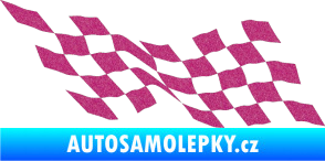 Samolepka Šachovnice 073 Ultra Metalic růžová